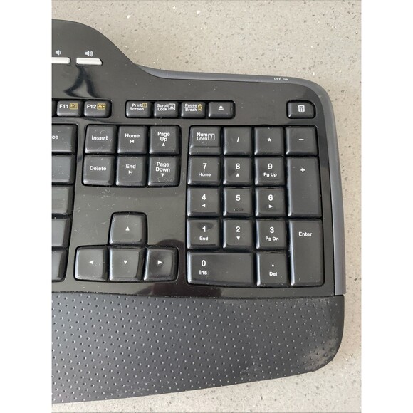 Logitech MK700/MK710 Wireless Ergonomic Keyboard no Dongle PARTS ONLY - Picture 3 of 10